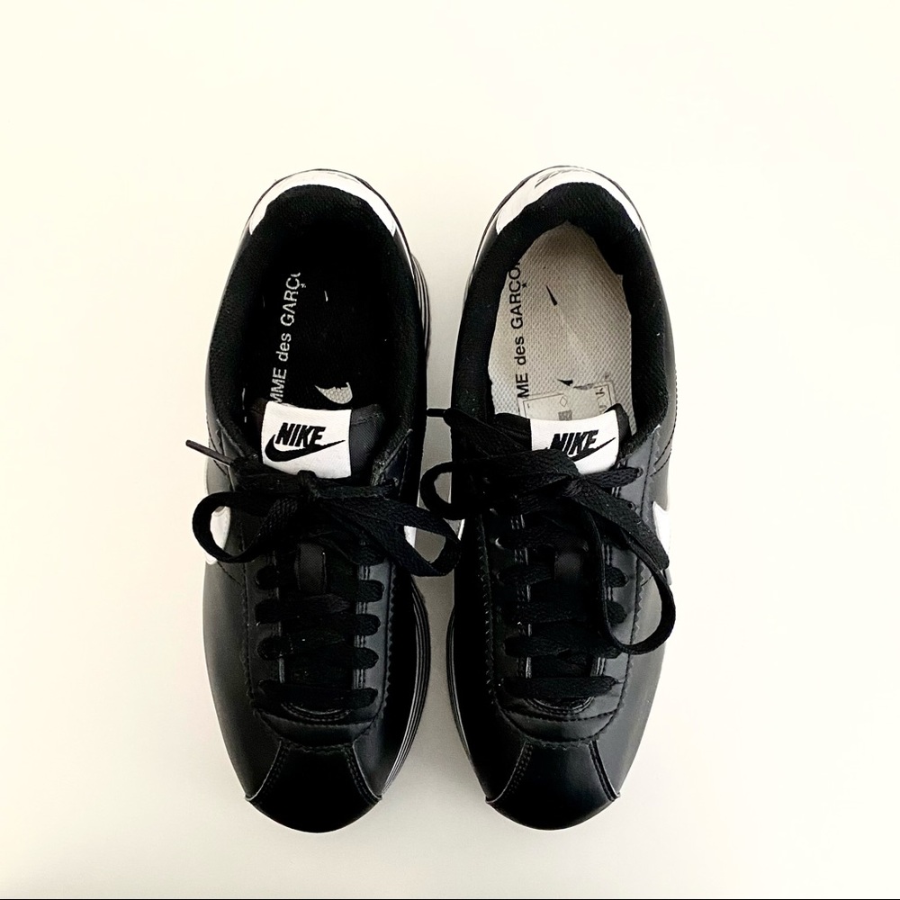 SOLD Comme des Garçons x Nike Platform Cortez Black 8 US, 39 EU - Picture 7 of 11